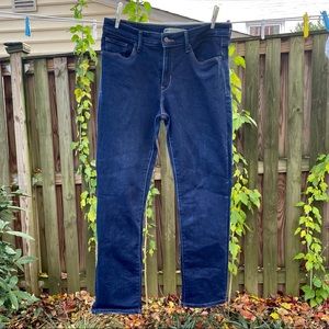 Levi’s mid rise skinny jeans